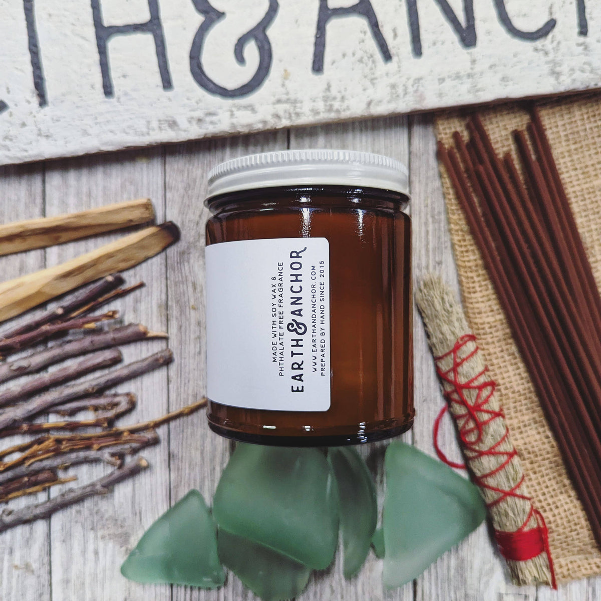 Palo Santo Vegan Soy Candle