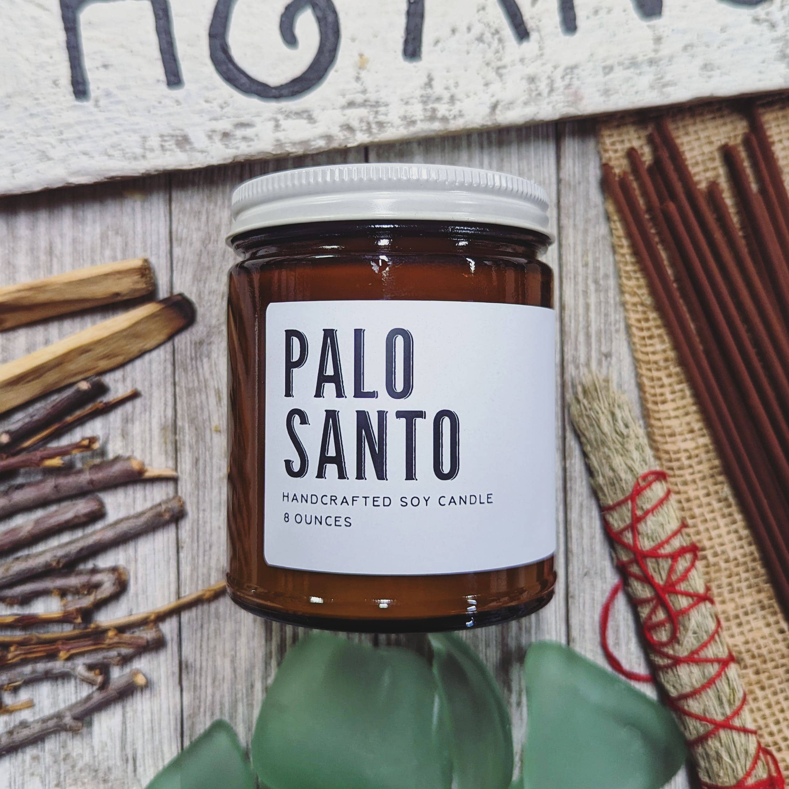Palo Santo Vegan Soy Candle