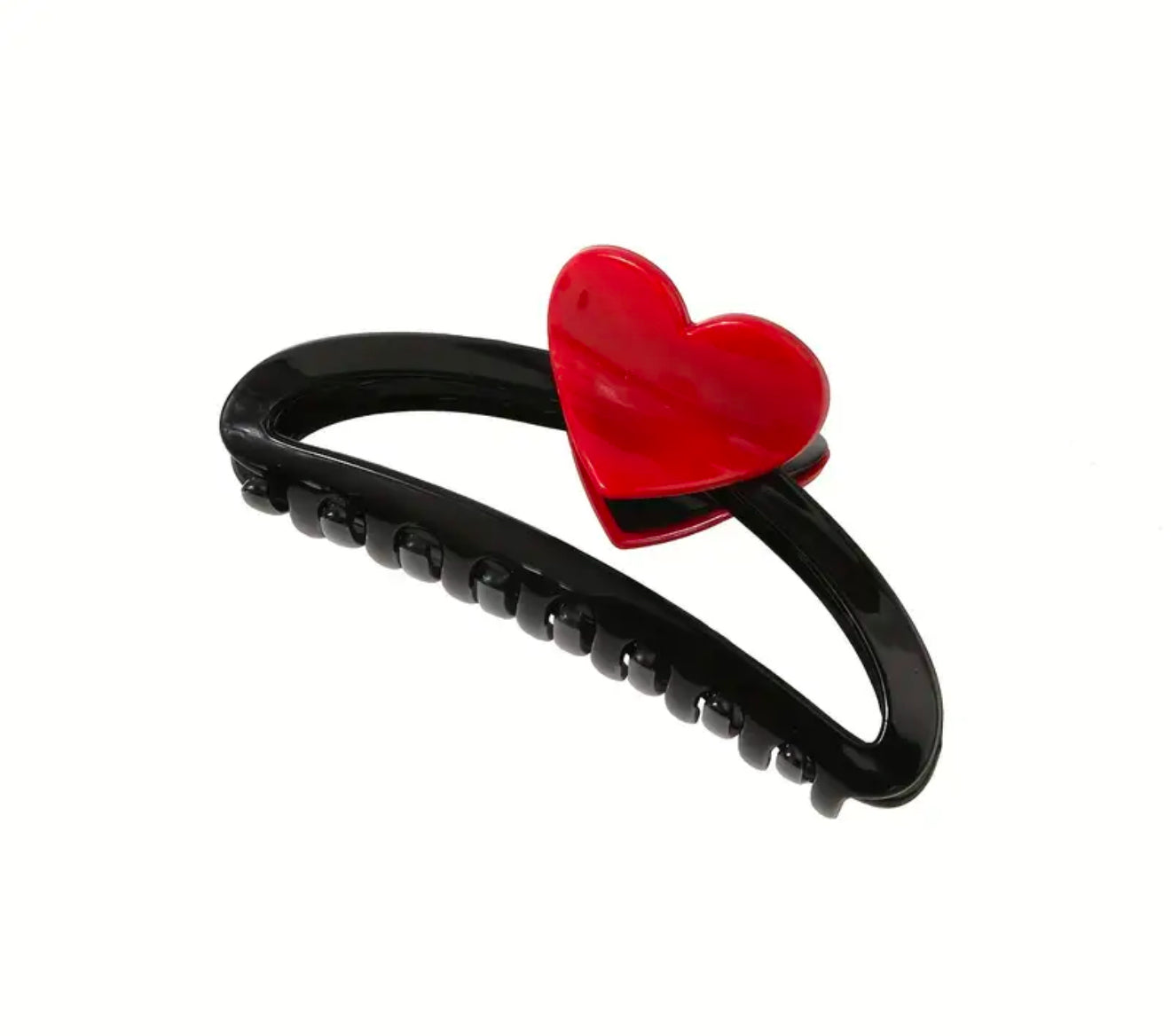 Heart claw clip