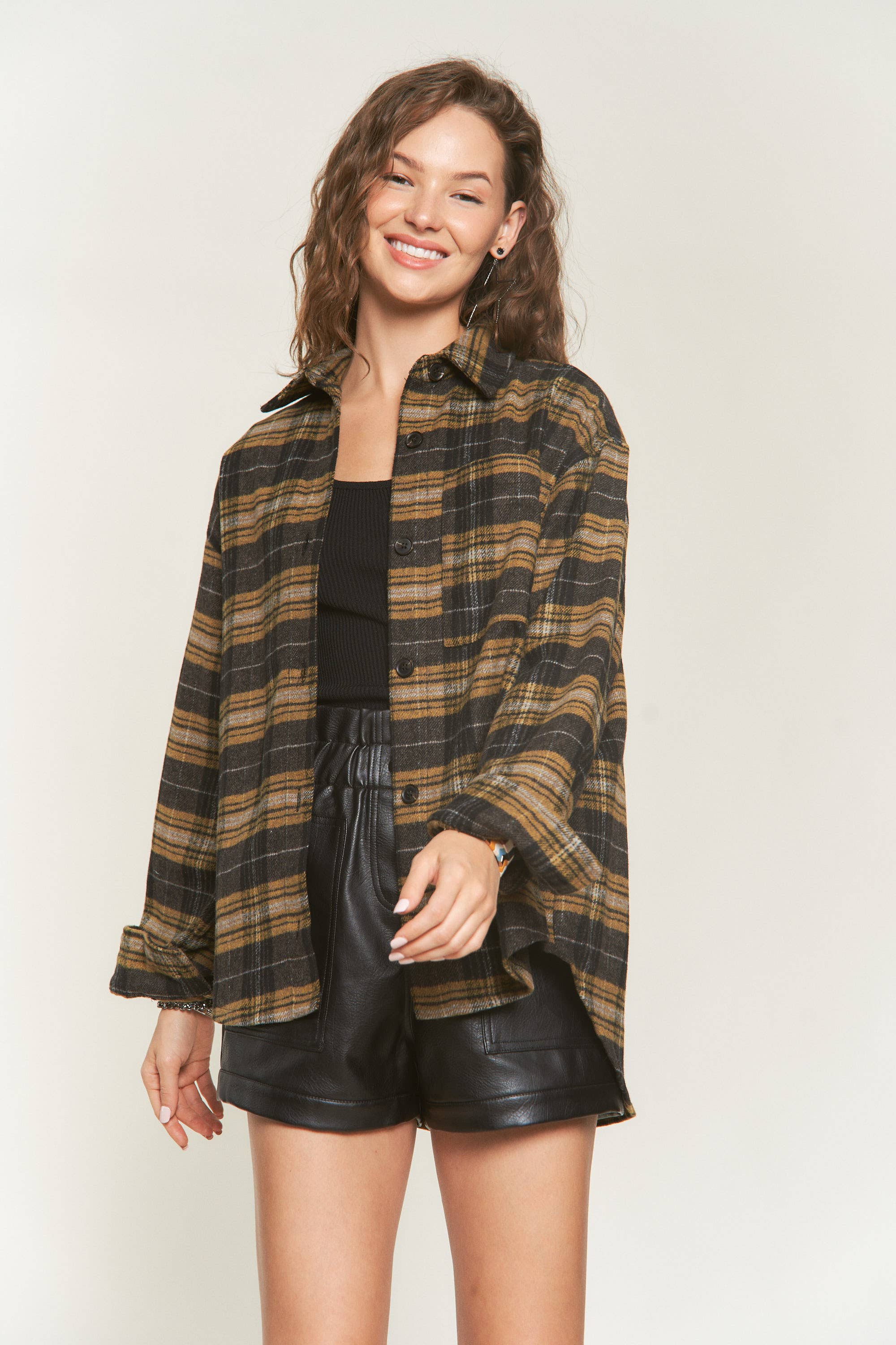 PLAID SHACKET