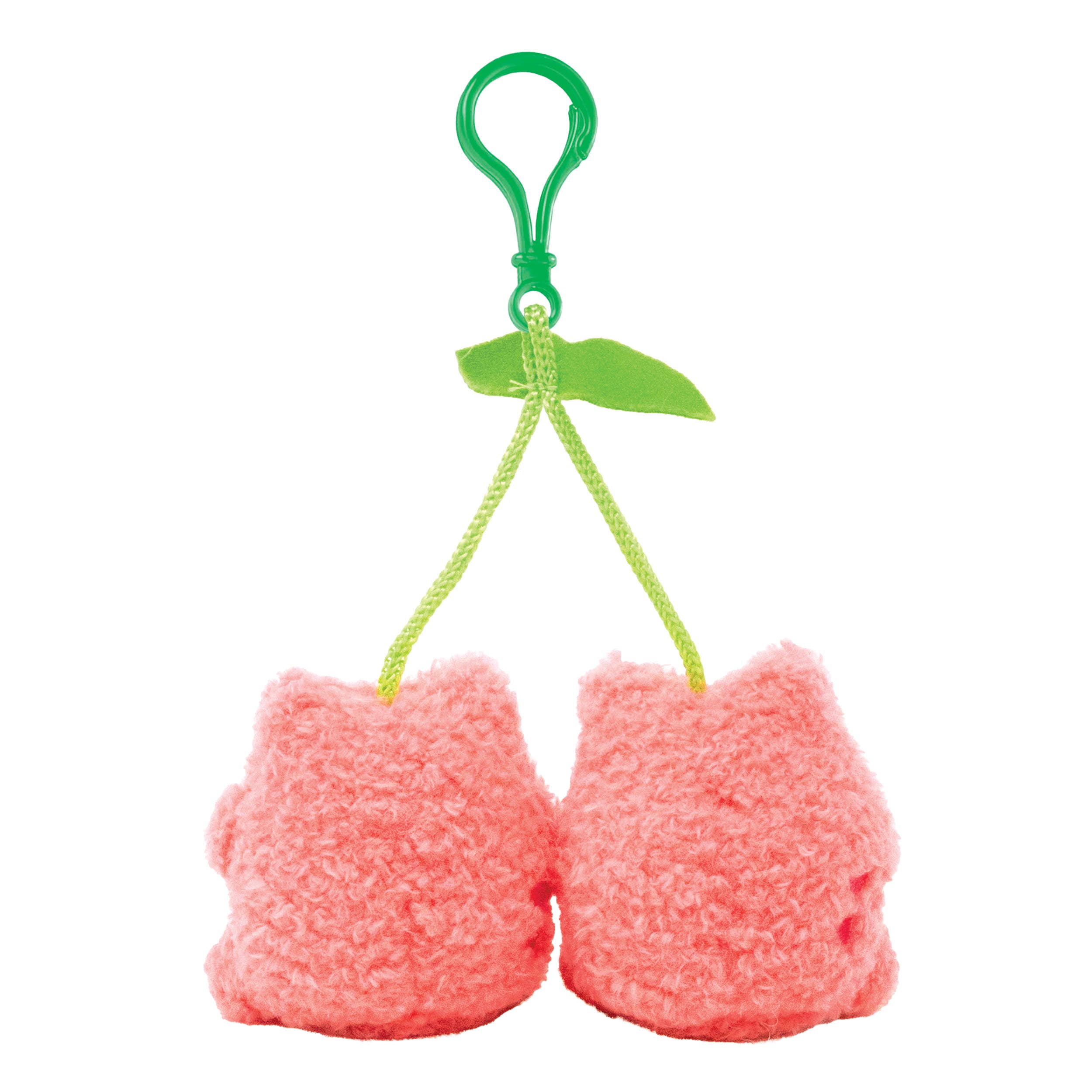 Mini Cherry Wawa Clip (Soft Kawaii Frog Bag Charm Keychain)