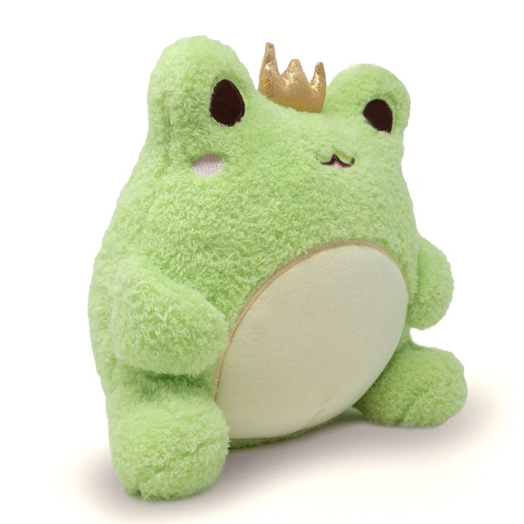 Wawa the Prince (Cute Soft Kawaii Green Frog Plushie)
