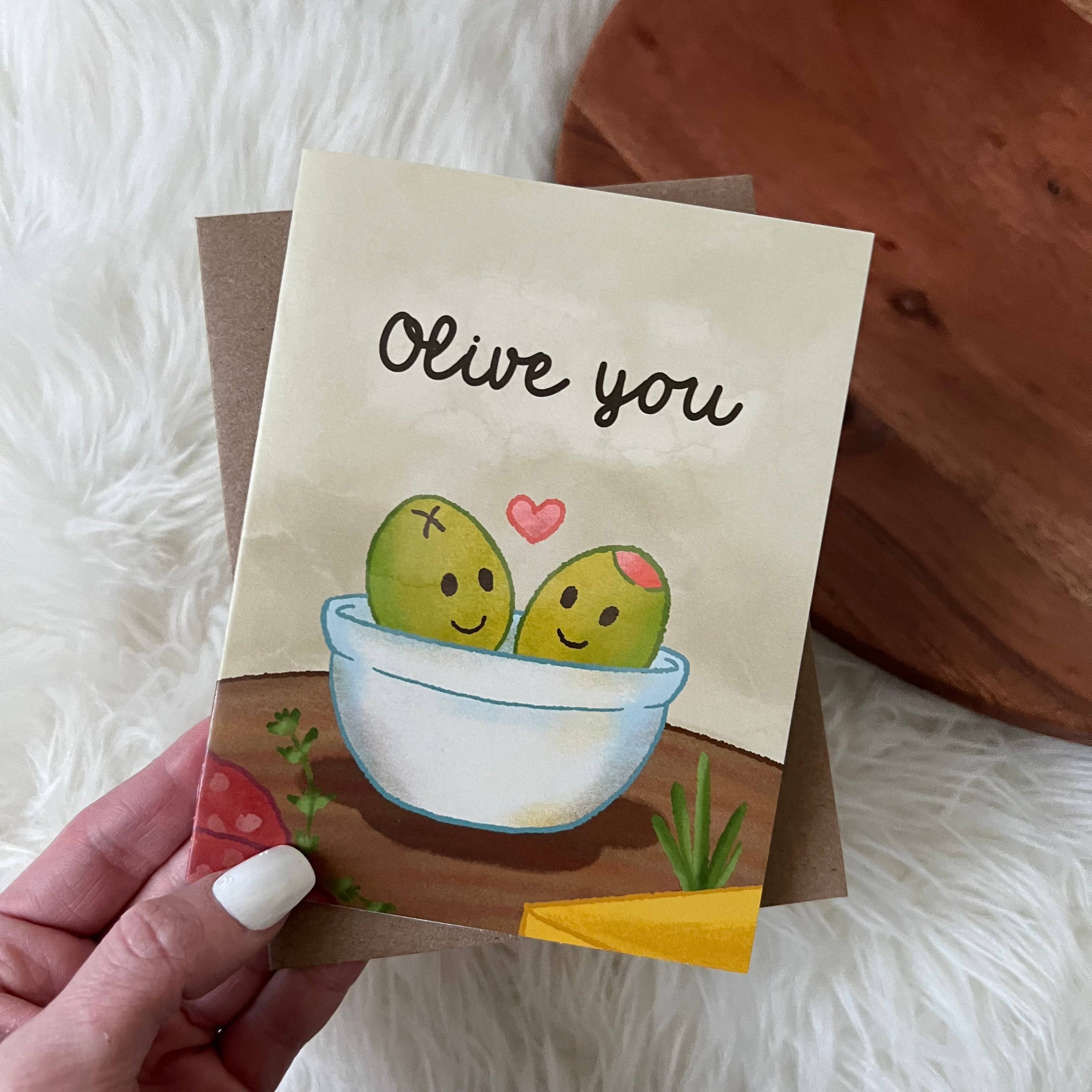 Big Moods "Olive You" Valentine's Day Card