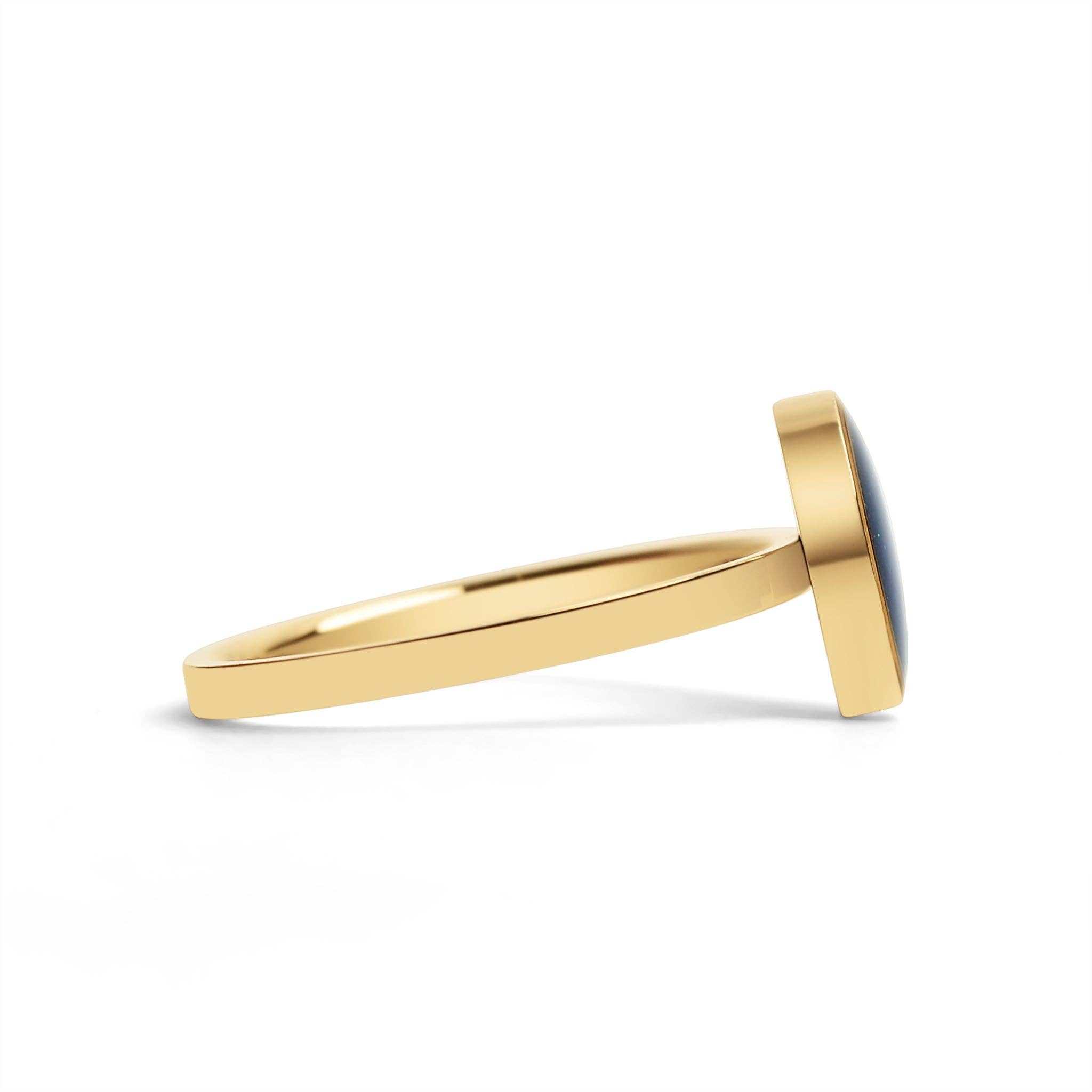 18K Gold Stainless Steel Mood Ring