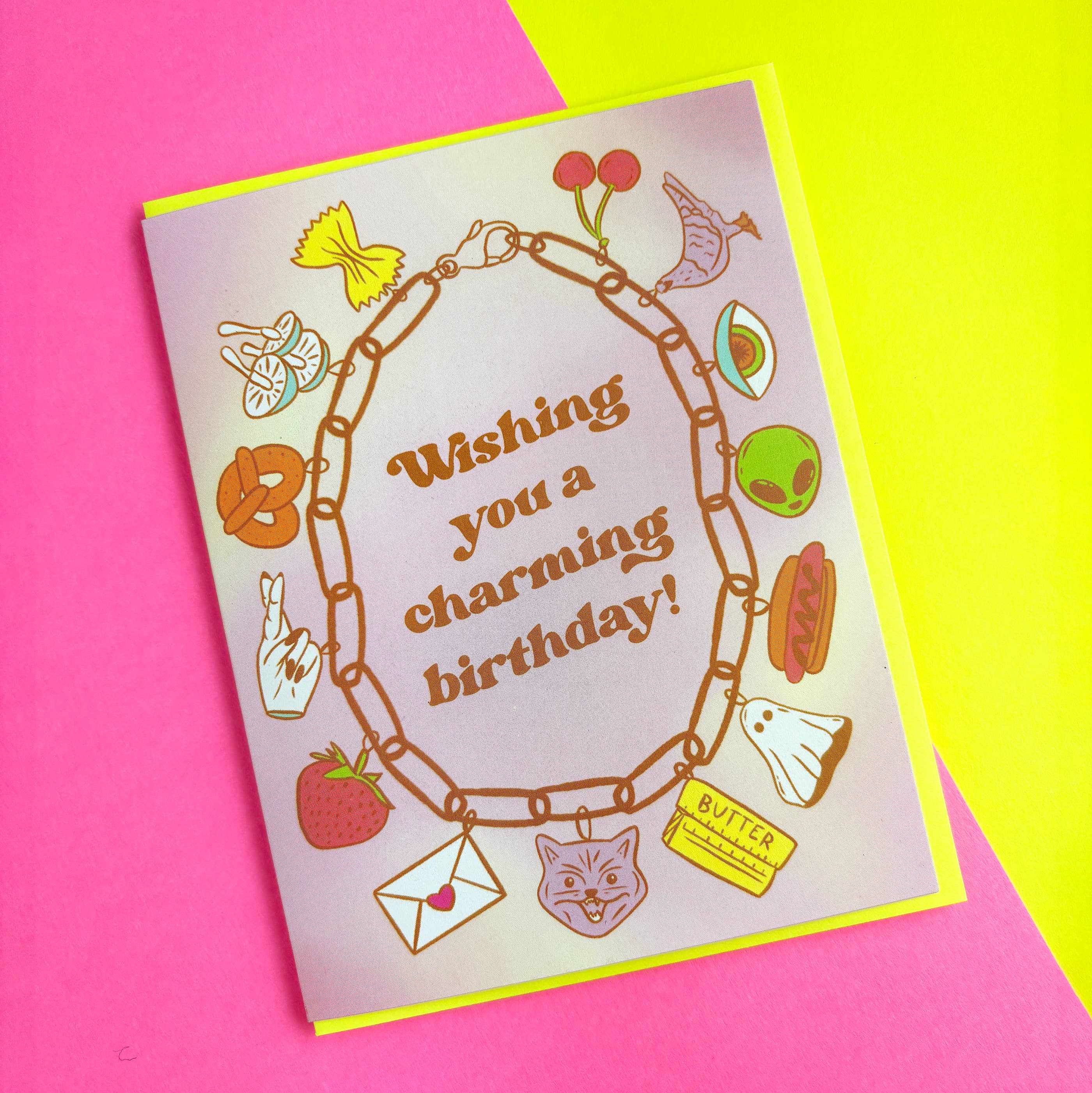 Charm Bracelet Birthday Card