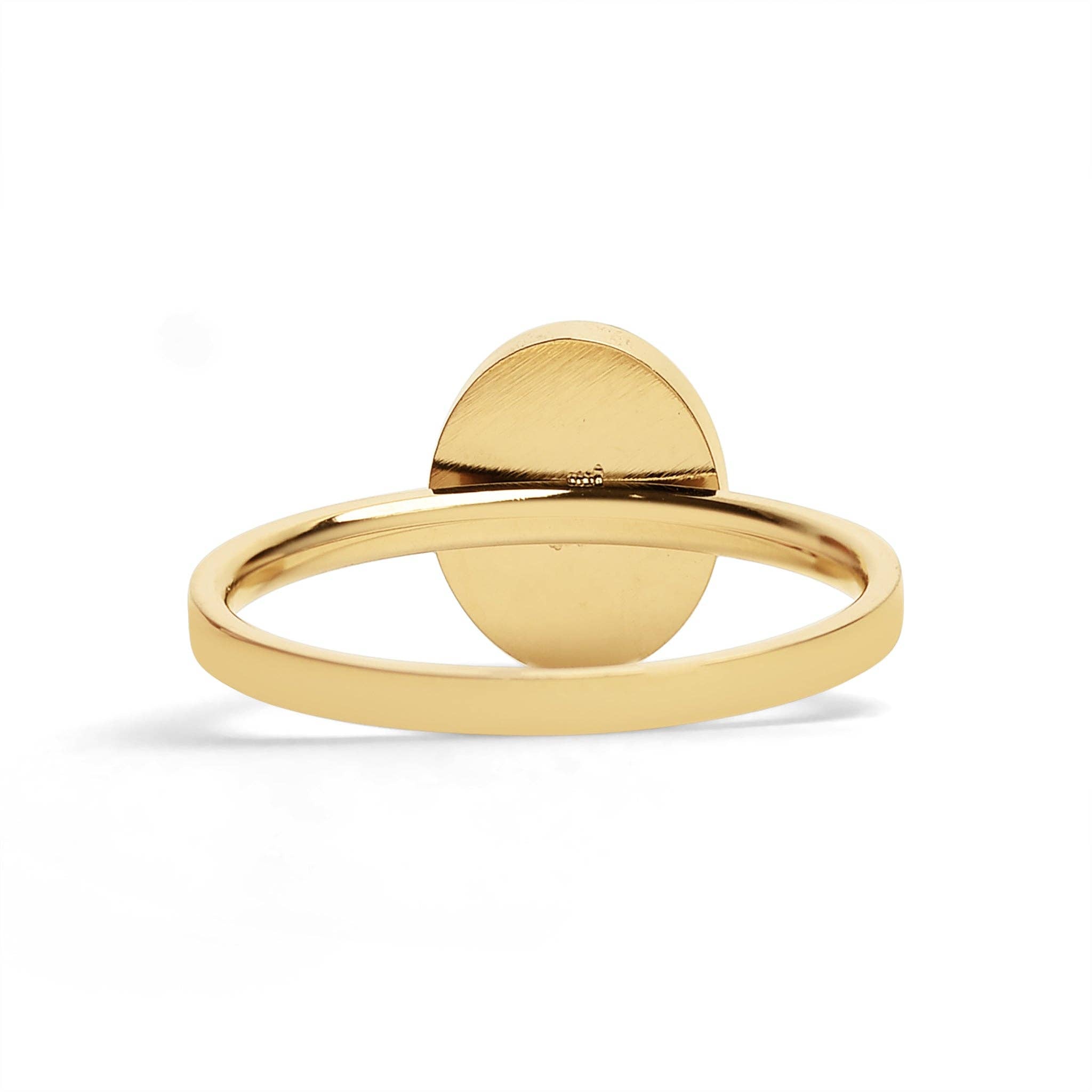18K Gold Stainless Steel Mood Ring