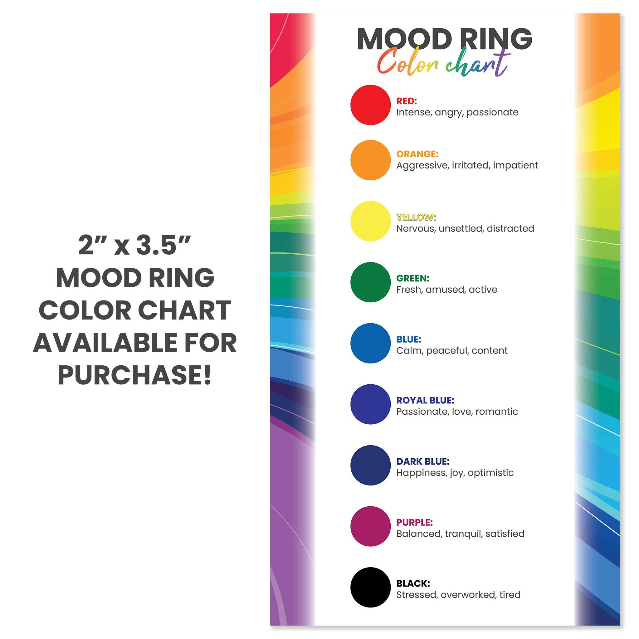 18K Gold Stainless Steel Mood Ring