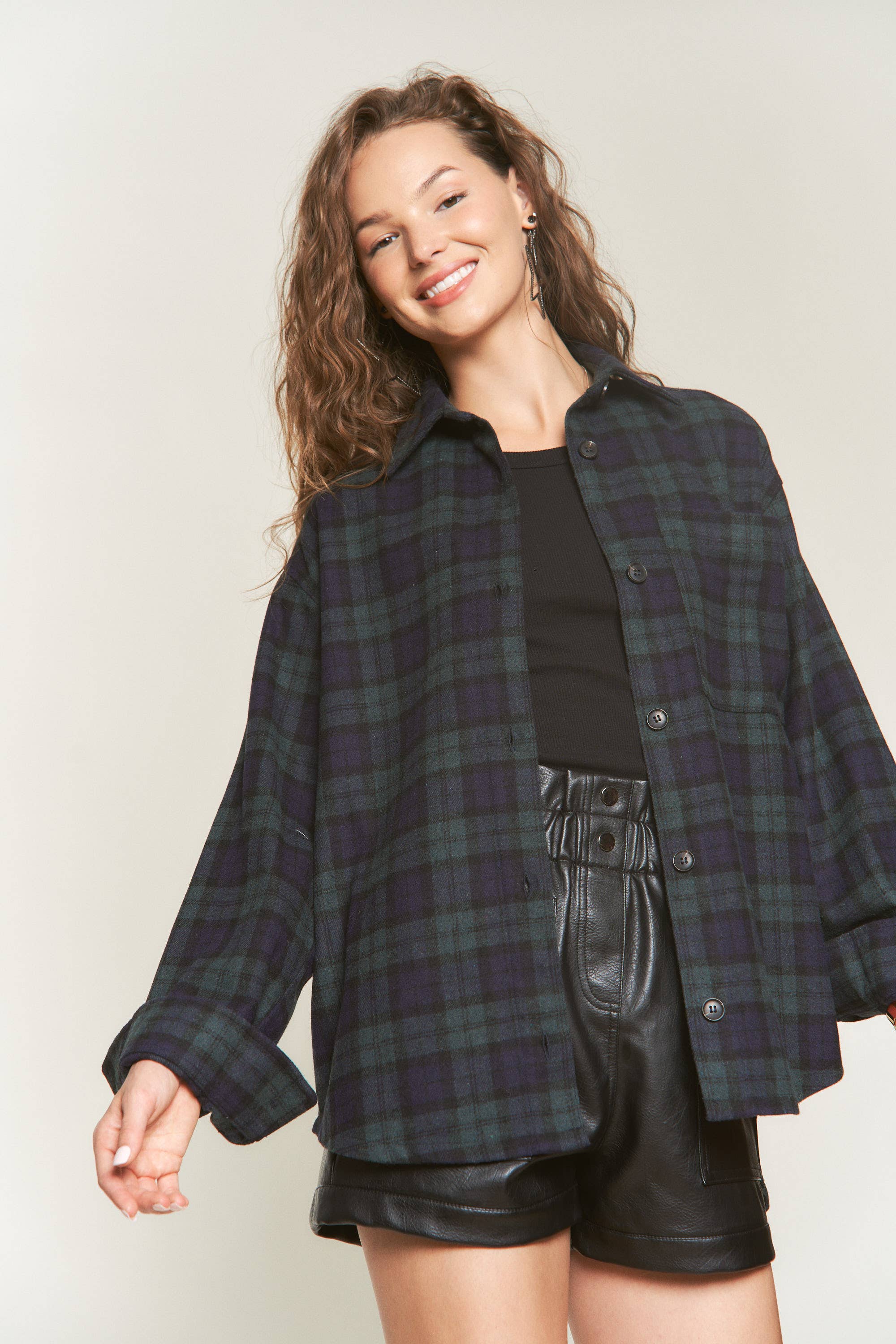 PLAID SHACKET