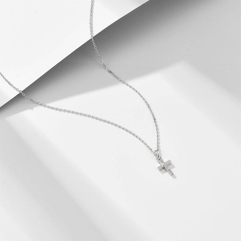 Dainty Cross Pendant Necklace