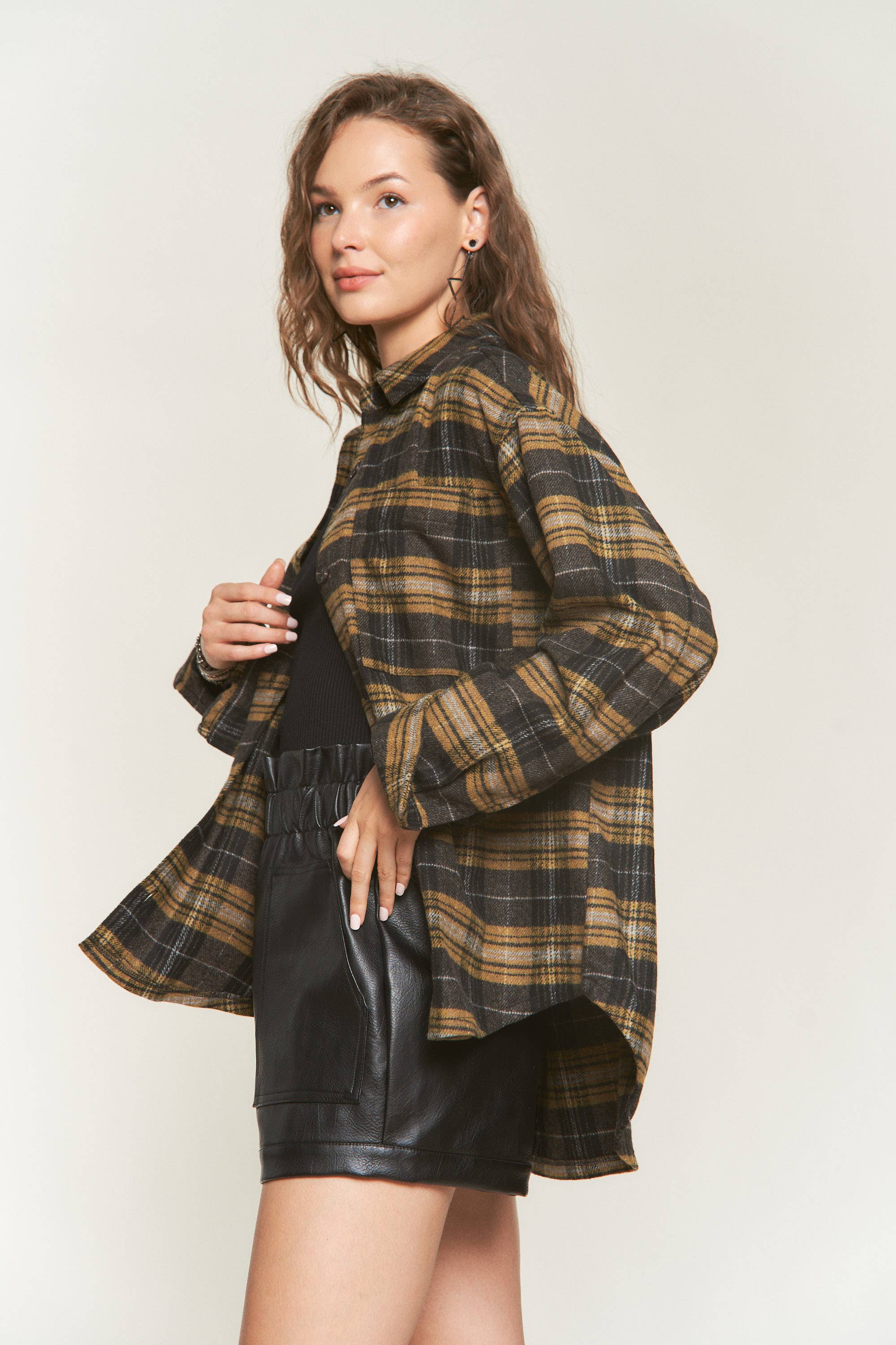 PLAID SHACKET