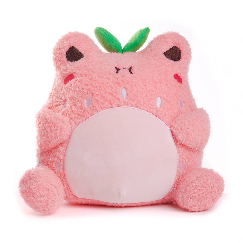 Strawberry Wawa (Soft Cute Kawaii Pink Frog Plushie)