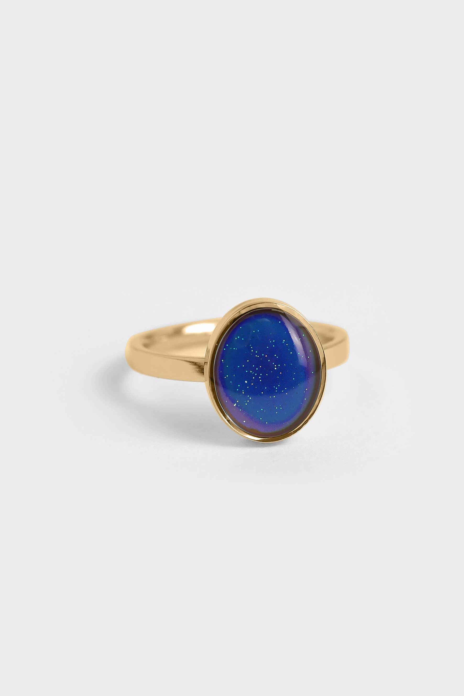 18K Gold Stainless Steel Mood Ring