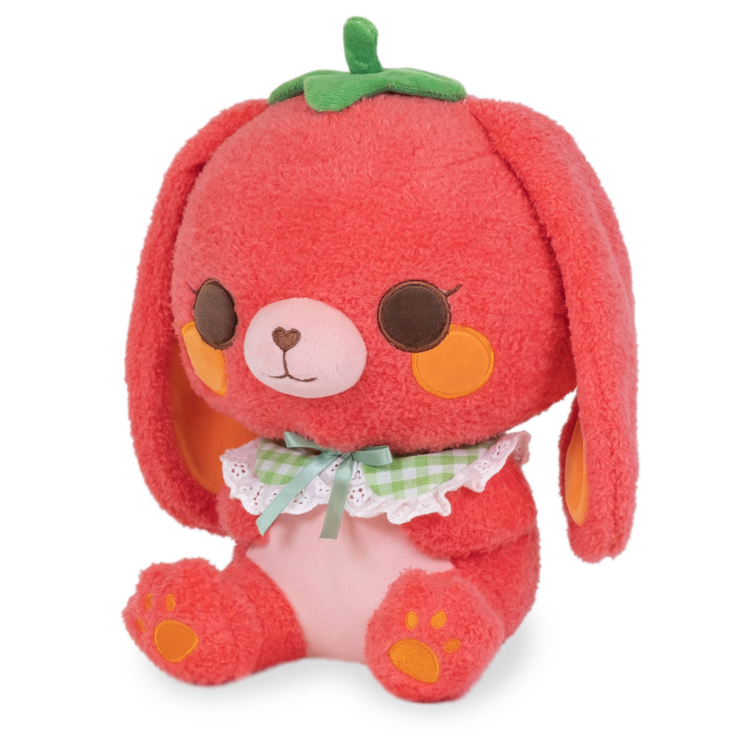 Cheerie the Tomato Bunny (Cute Kawaii Red Rabbit Soft Plush)