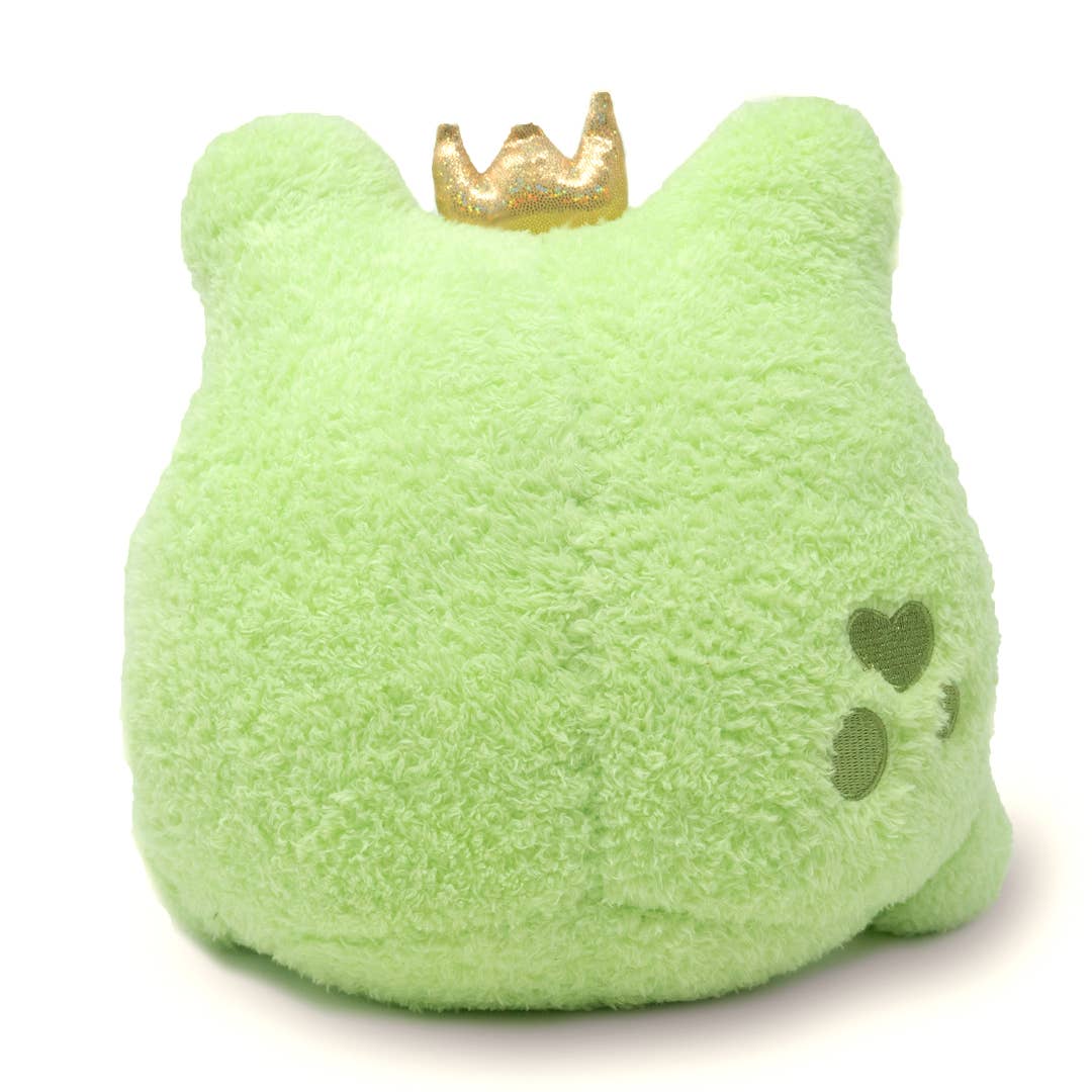Wawa the Prince (Cute Soft Kawaii Green Frog Plushie)