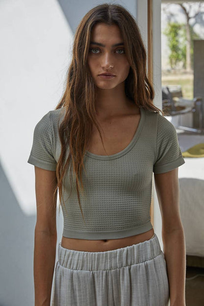 Seamless Everyday Knit Crop Top