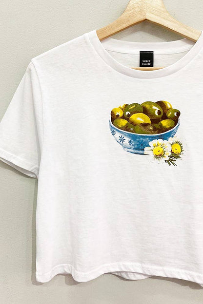 Olive Bowl Crop Top