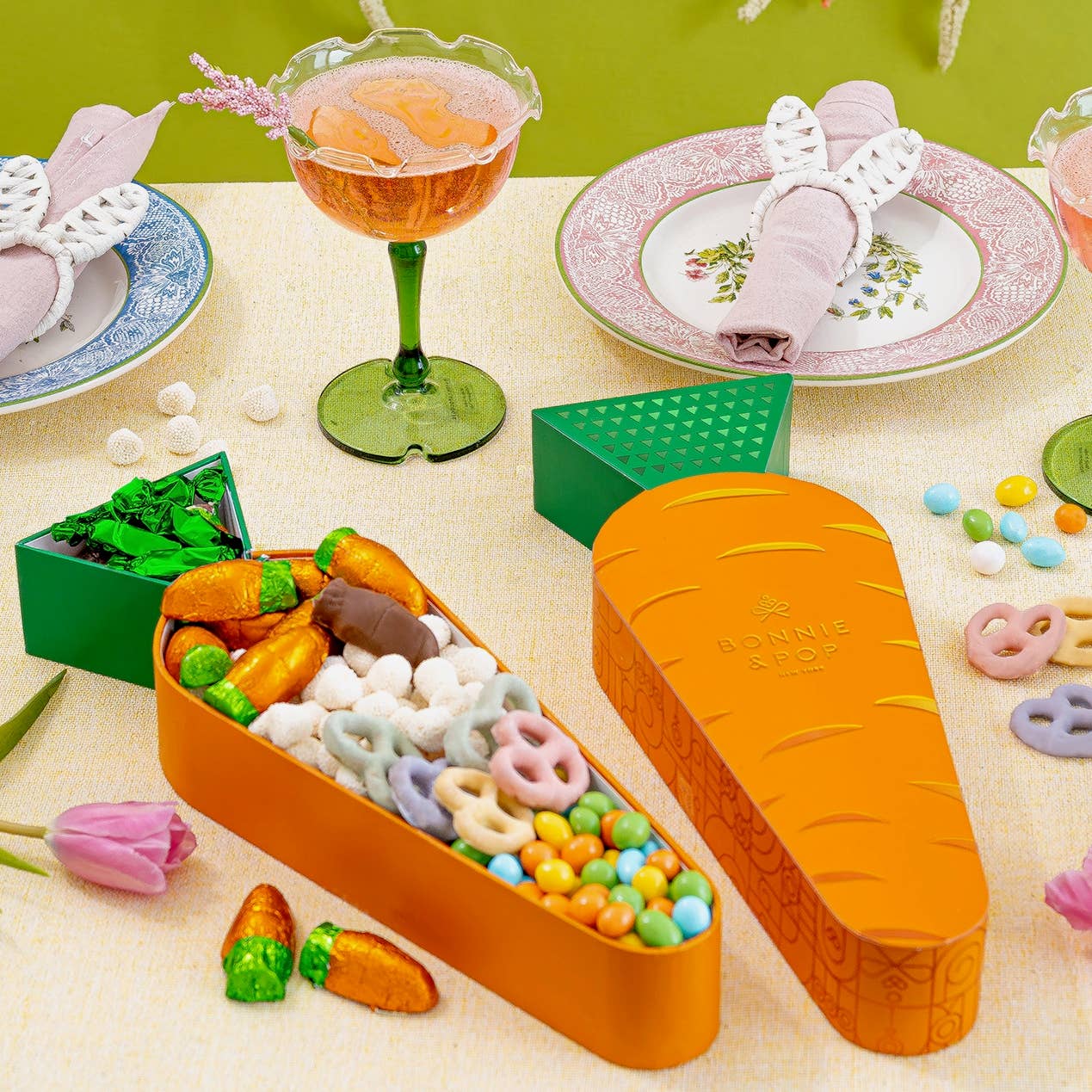 Easter Carrot Treat Tin Gift