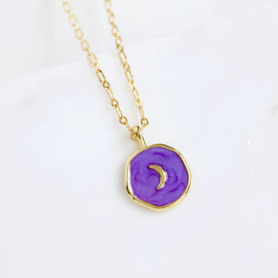 Celestial Enamel Necklace