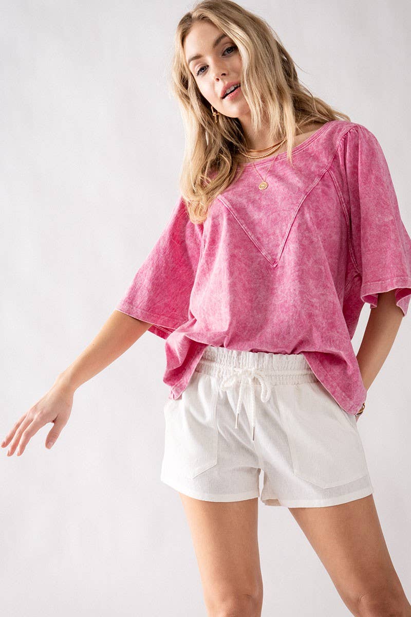 BELLA LINEN SHORTS