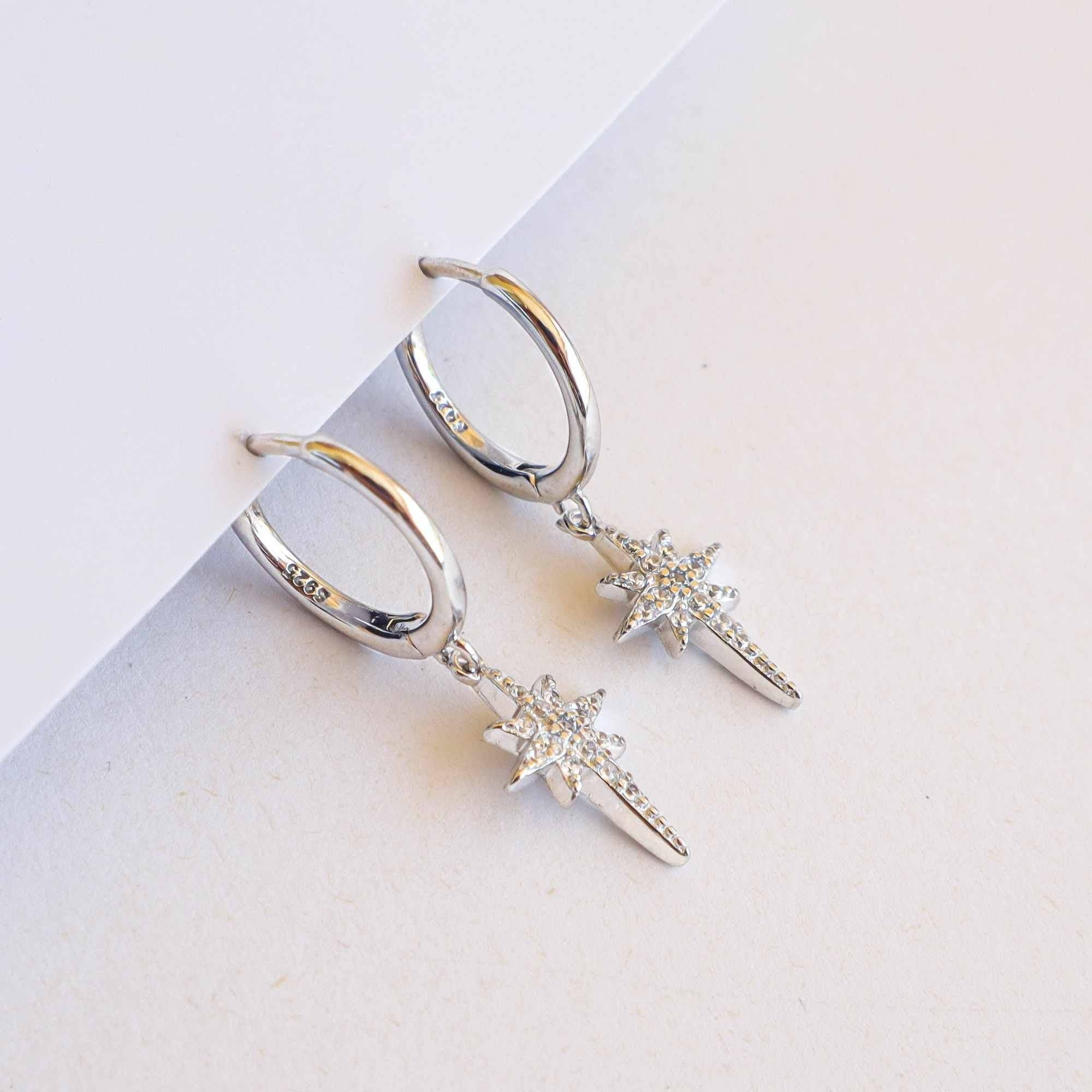 Crystal Star Earrings