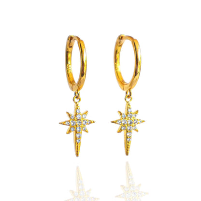 Crystal Star Earrings