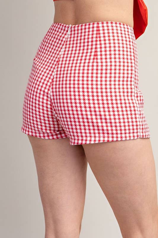 Gingham Skort