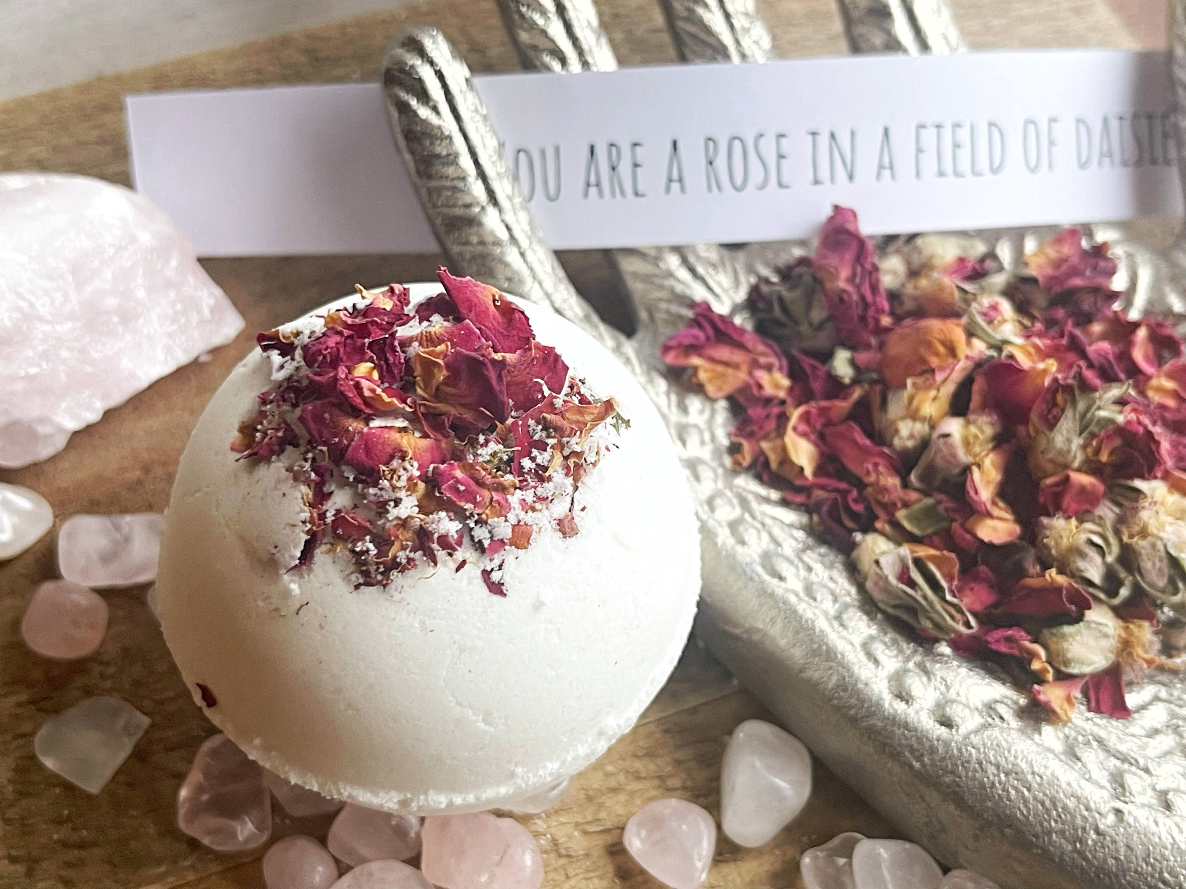 Love Bombs - Bath Bombs with a Special Note & Gemstone