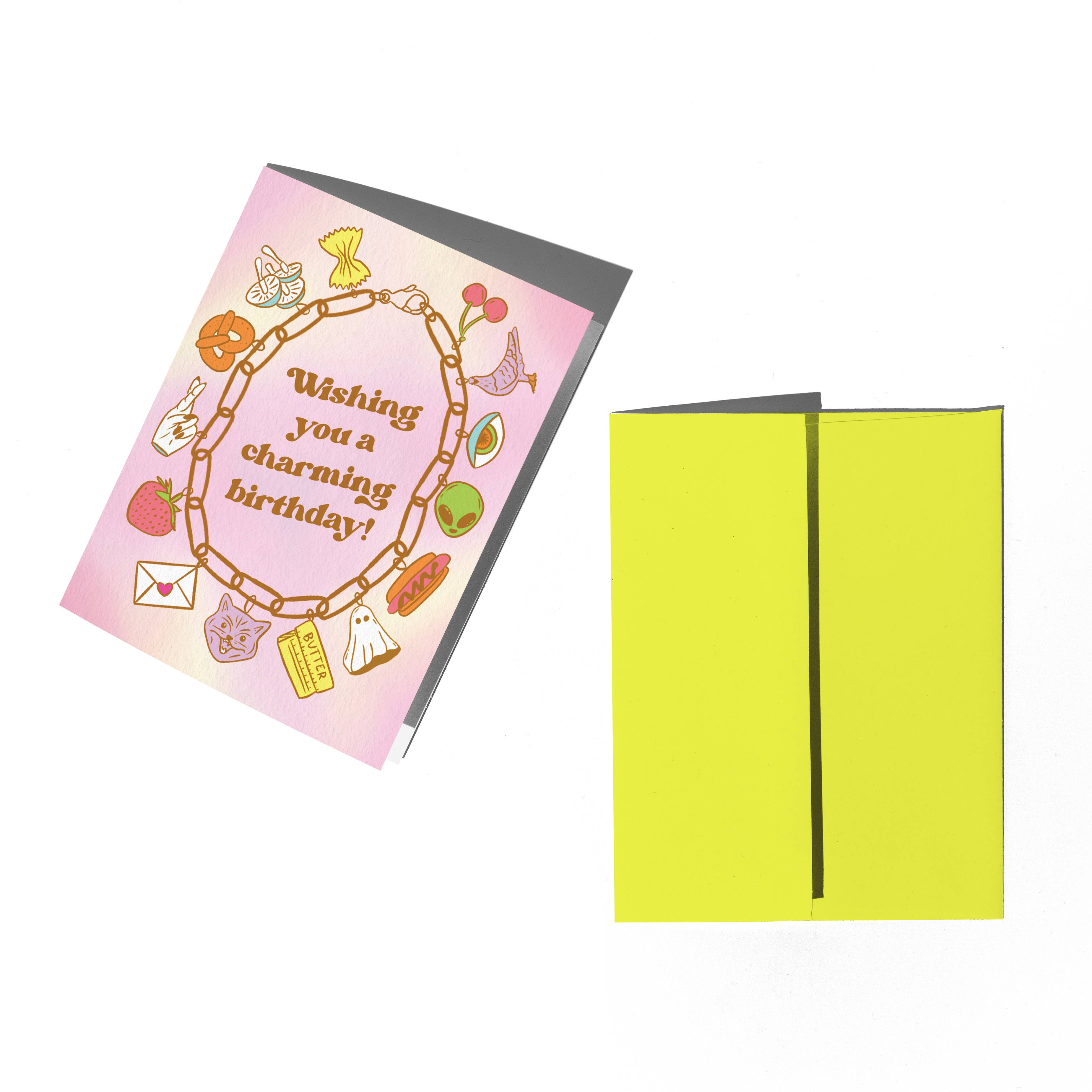 Charm Bracelet Birthday Card