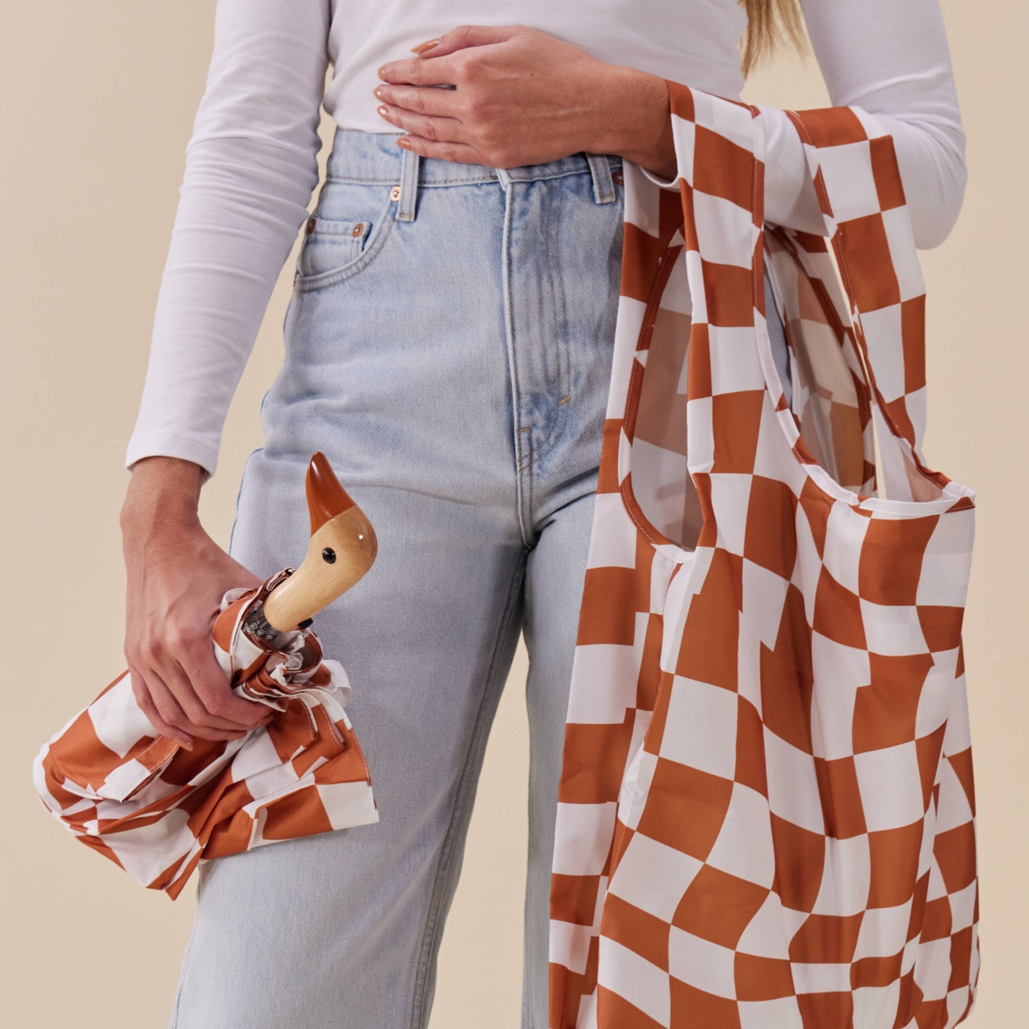 Peanut Butter Checkers Eco Friendly Reusable Tote Bag