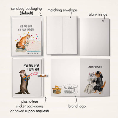 Grassy Ass Thanks - Funny Thank You Card