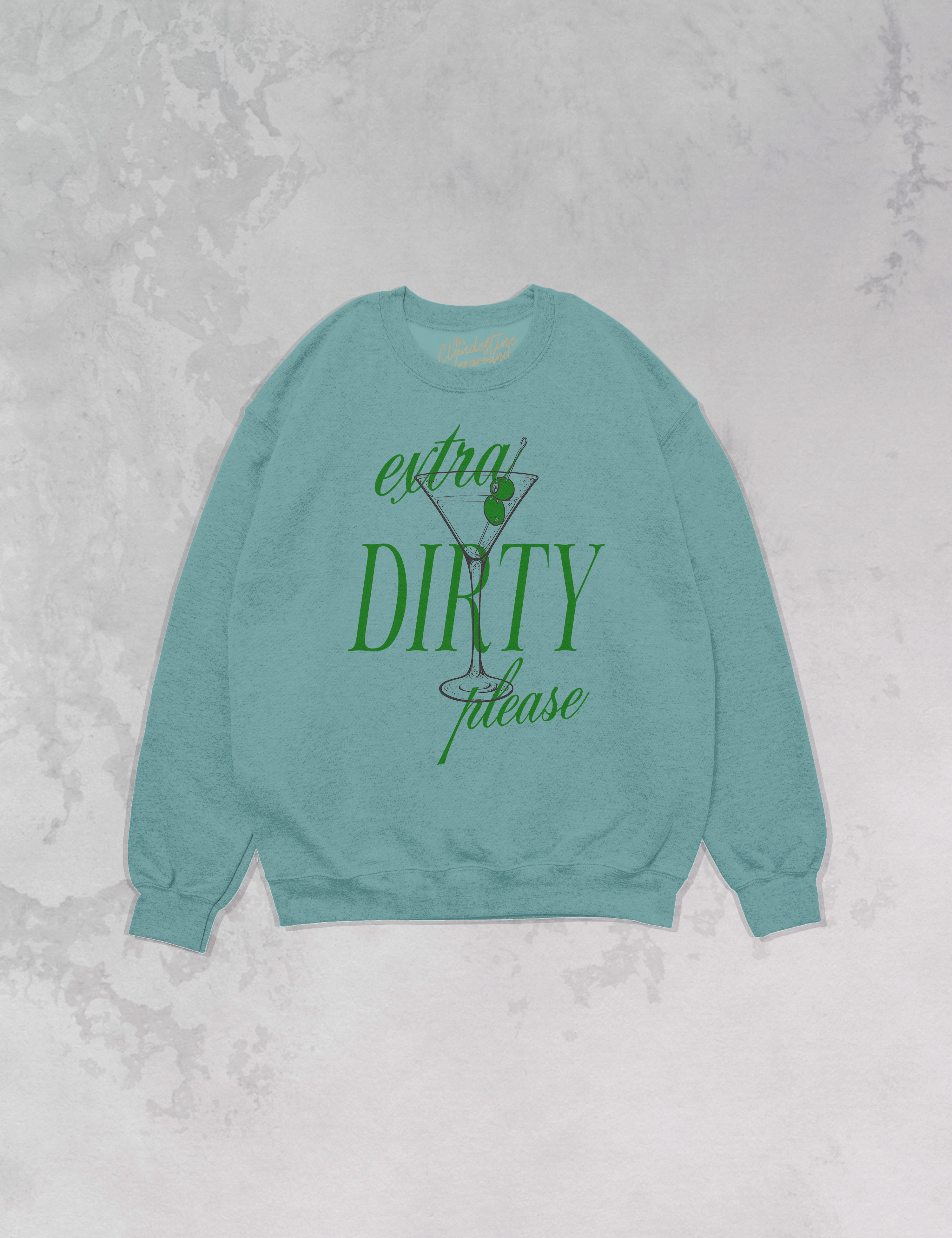 Extra Dirty Martini Oversized 90's Sustainable Sweatshirt