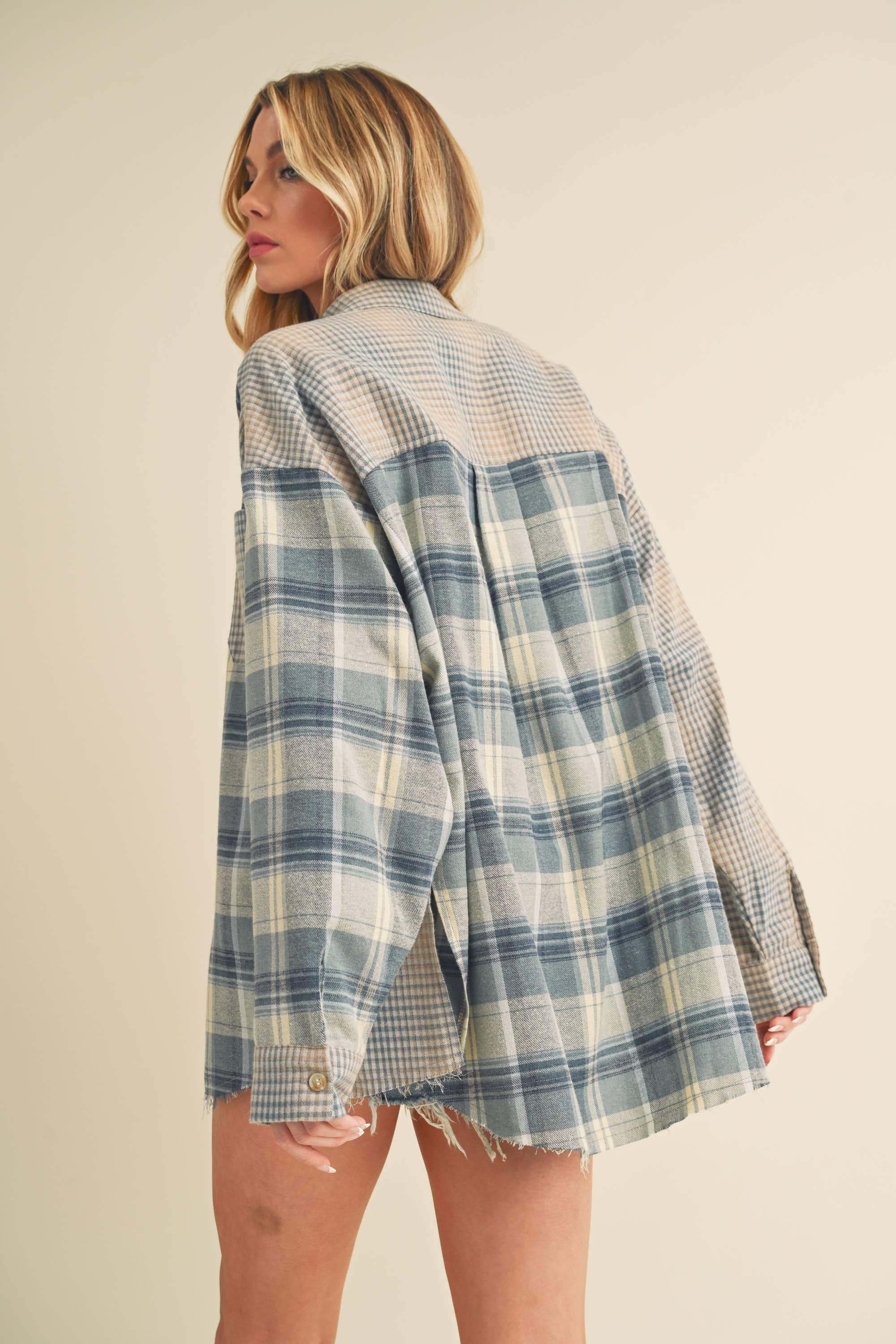 Kambrie Plaid Flannel Shirt