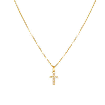 Dainty Cross Pendant Necklace