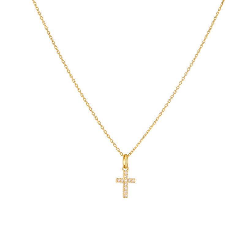 Dainty Cross Pendant Necklace