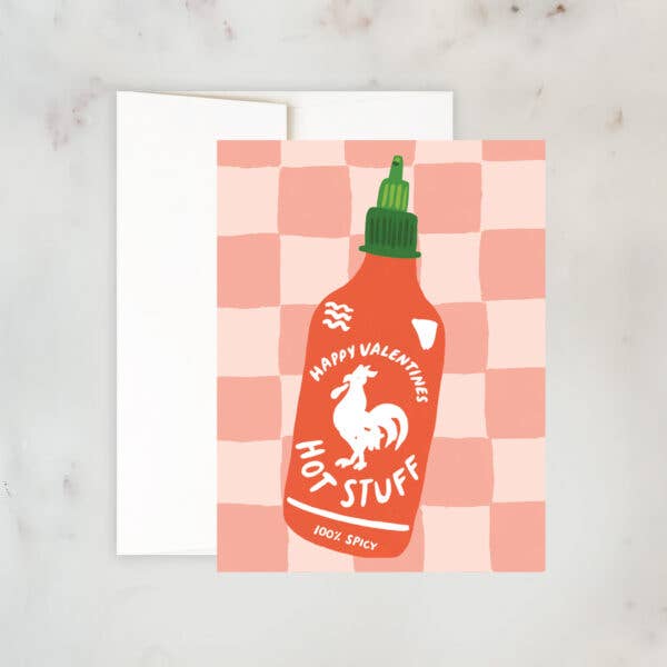 Rooster Hot Sauce Card