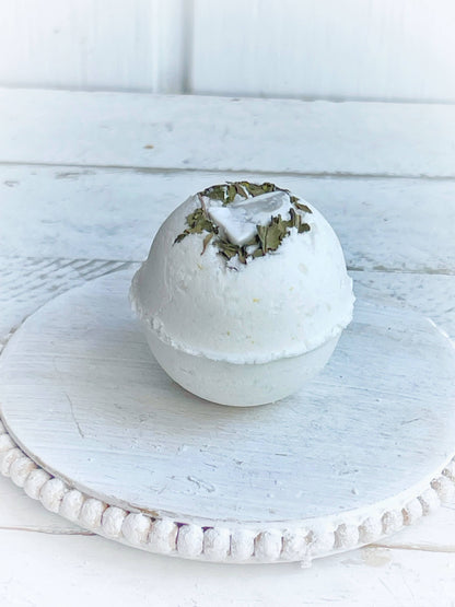 Howlite Bath Bombs with Cannabis Sativa Hemp Seed Oil