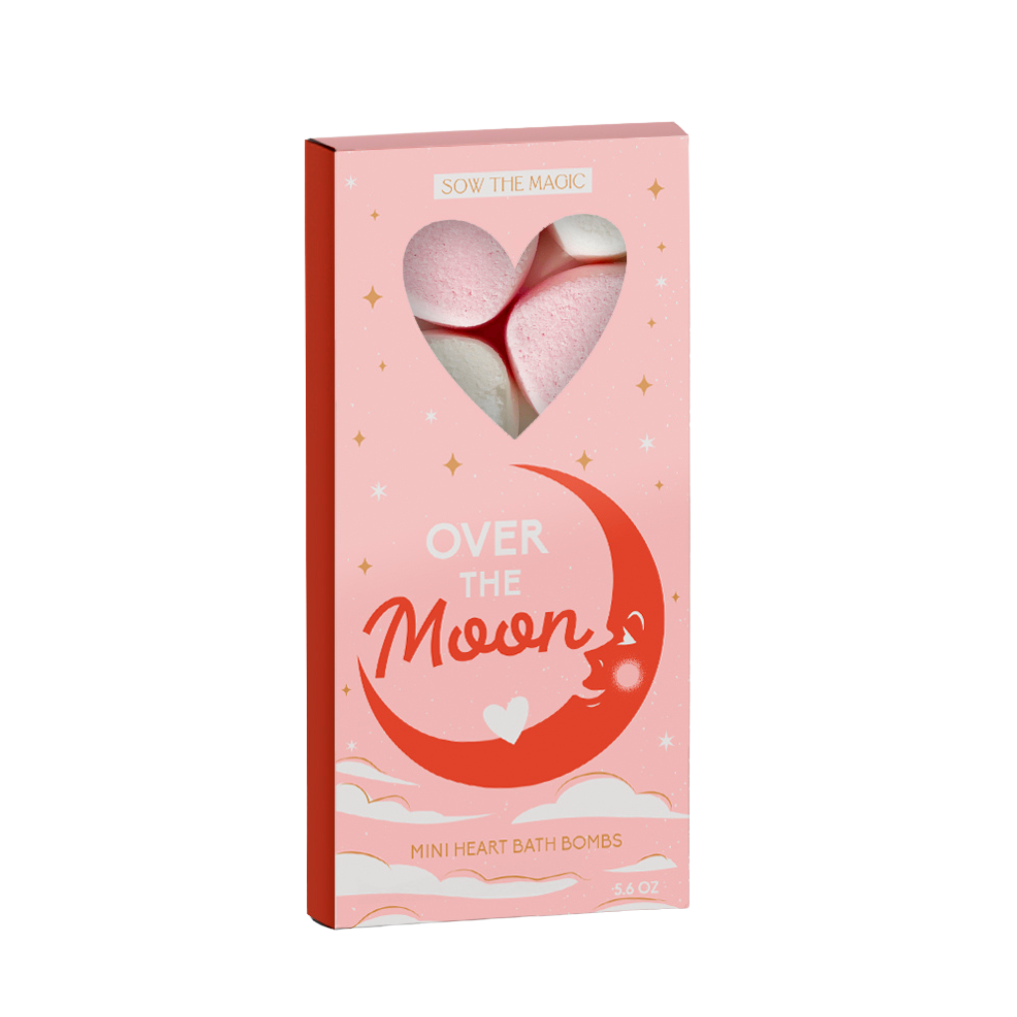 Over the Moon Mini Sweet Heart Bath Bombs Gift Set