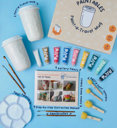 Paint-a-travel mug