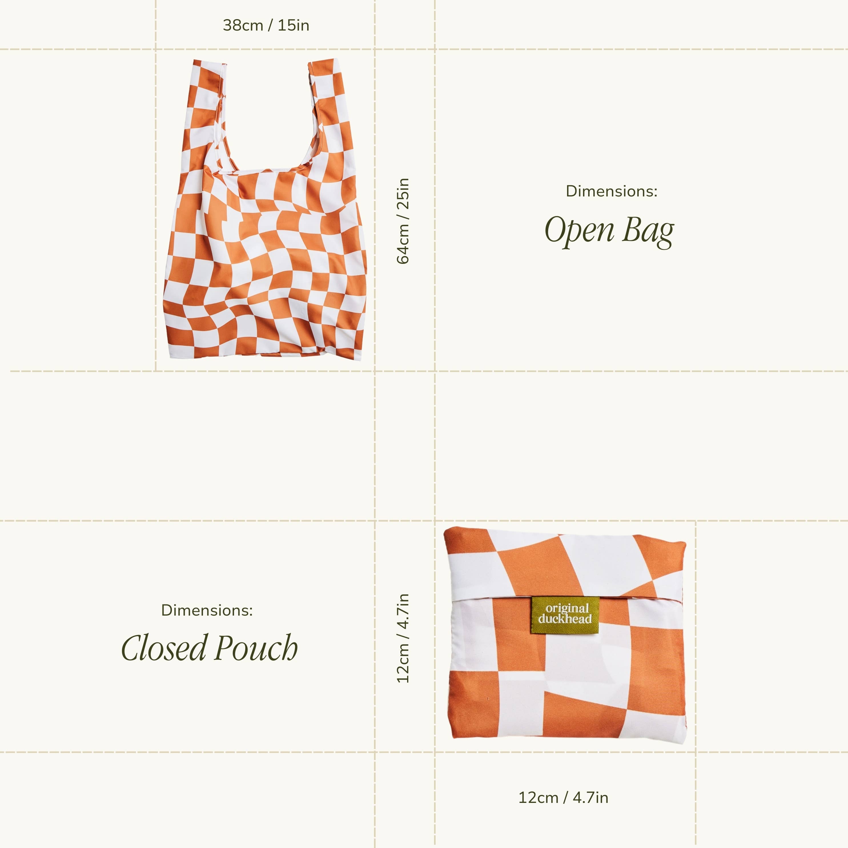 Peanut Butter Checkers Eco Friendly Reusable Tote Bag