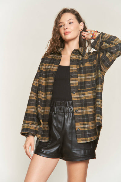 PLAID SHACKET