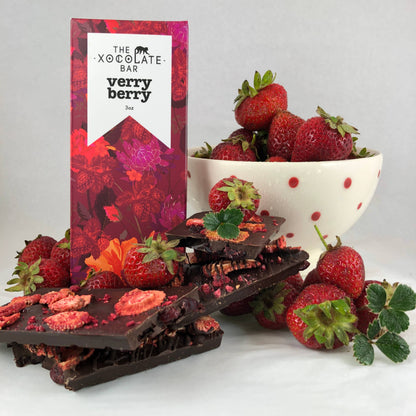 Very Berry Bar - Organic fair trade dark chocolate