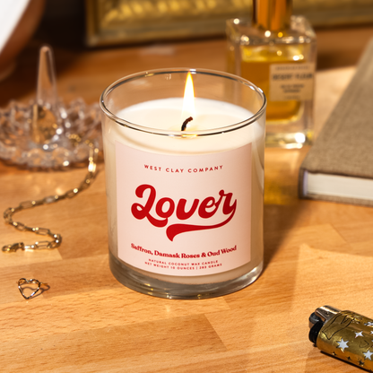 Lover | Saffron, Roses & Oud Candle