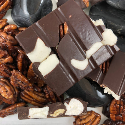 Rocky Road Bar - Organic Fair Trade Dark Chocolate