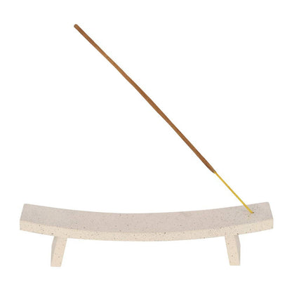 Modern Minimalist Cream Speckle Incense Ash Catcher