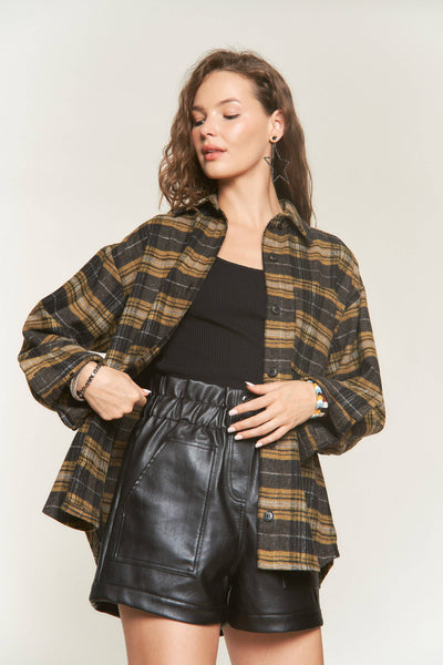 PLAID SHACKET