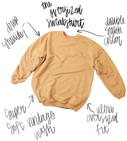 Darlin', Western Oversized 90's Sweatshirt