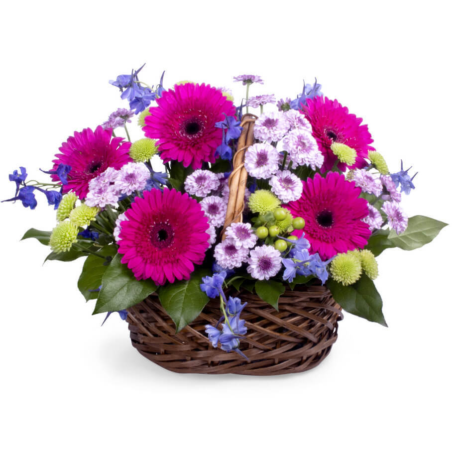 Fresh Floral Basket