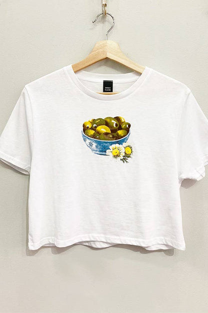 Olive Bowl Crop Top