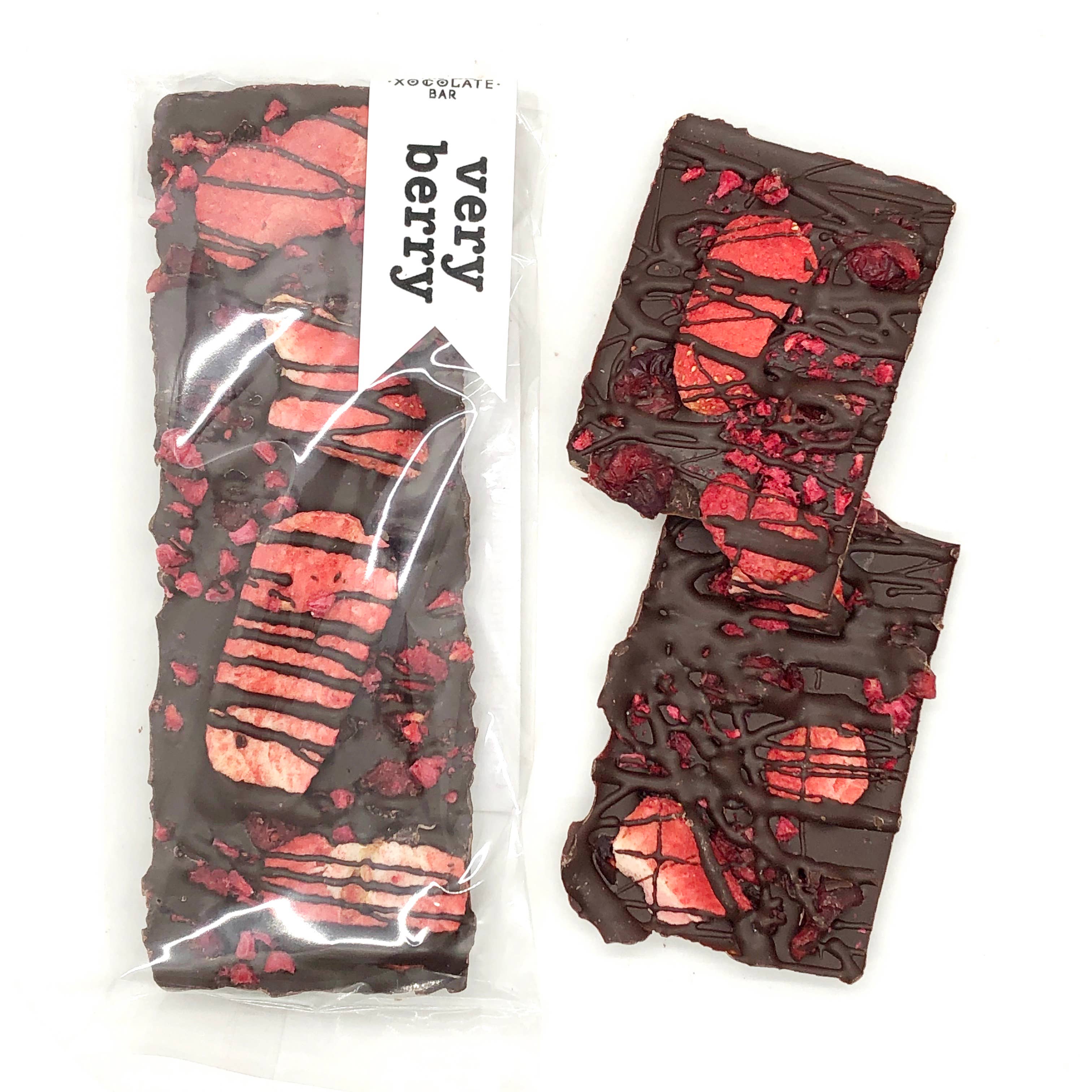 Very Berry Bar - Organic fair trade dark chocolate