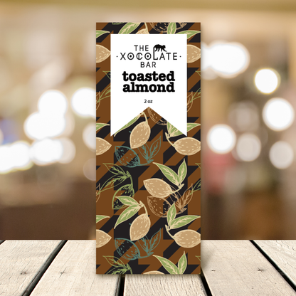 Toasted Almond Bar - Organic fair trade